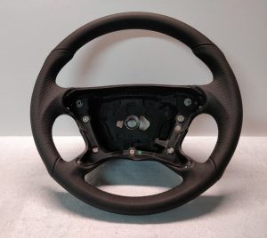 Mercedes AMG steering wheel W209 W211 3062148 SL R230 Leather New Black