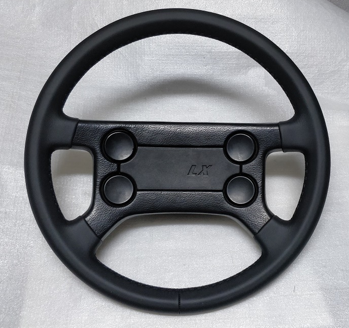 VW steering wheel GTI Golf 1 LX leather classic 321419660 Caddy Camper Polo Jetta