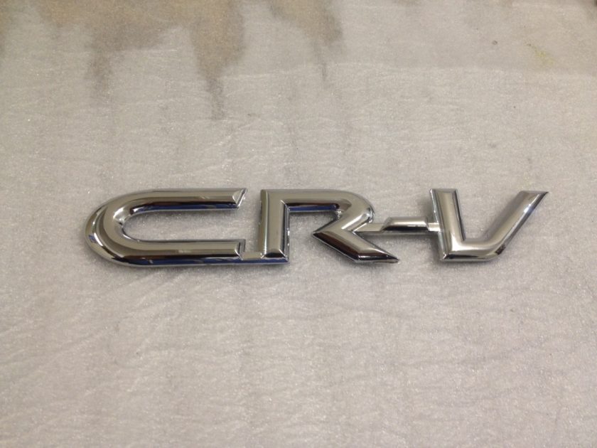 CRV tailgate rear badge