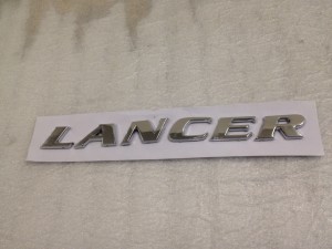 rear badge for Mitsubishi Lancer