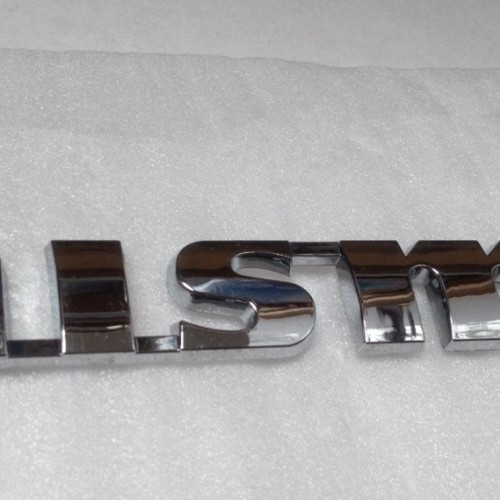 NISMO EMBLEM BADGE ADHESIVE 3M CHROME 350Z 370Z GTR SKYLINE 200SX ...