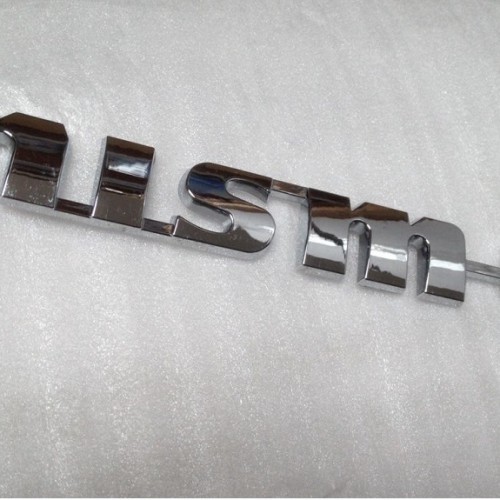 NISMO EMBLEM BADGE ADHESIVE 3M CHROME 350Z 370Z GTR SKYLINE 200SX ...