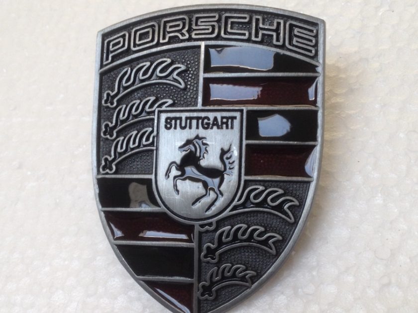 Emblem Badge for 911 Cayman Cayenne Boxster 993 996 997 ref 901559210 20 Burgundy Black Custom Titanium
