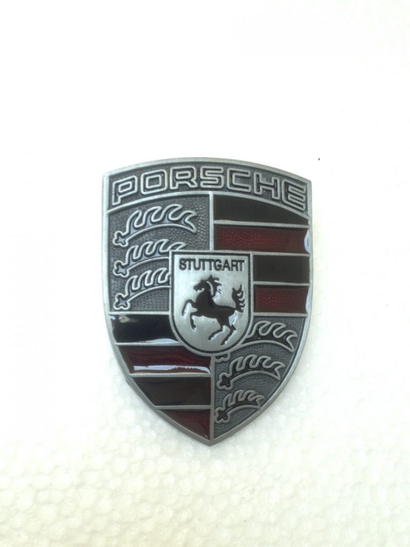 Emblem Badge for 911 Cayman Cayenne Boxster 993 996 997 ref 901559210 20 Burgundy Black Custom