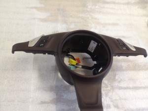 steering wheel insert cocoa brown porsche 958 panamera trim