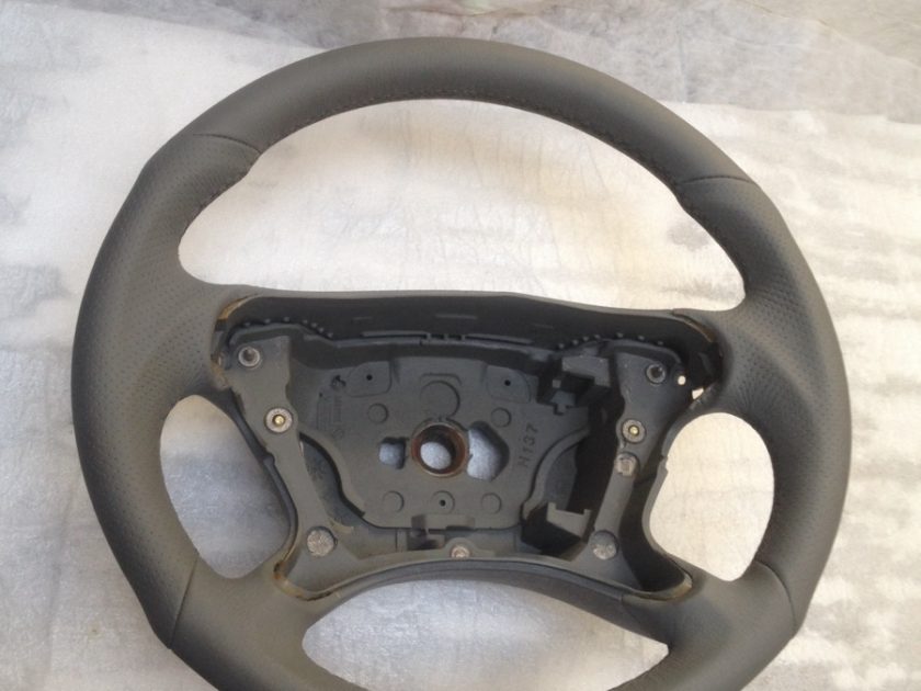 AMG steering wheel grey perforated W211 w209 SL55 R230 CLS