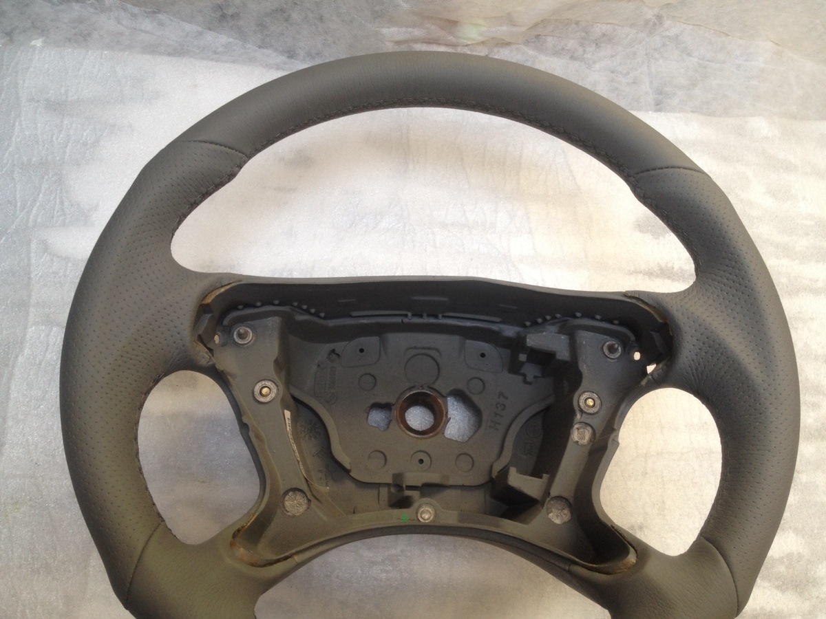 AMG steering wheel grey perforated W211 w209 SL55 R230 CLS
