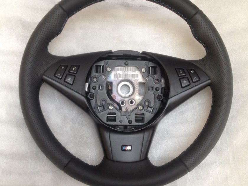 BMW M-sport Steering wheel E60 E61 E62 E63 nappa perfora NEW CUSTOM