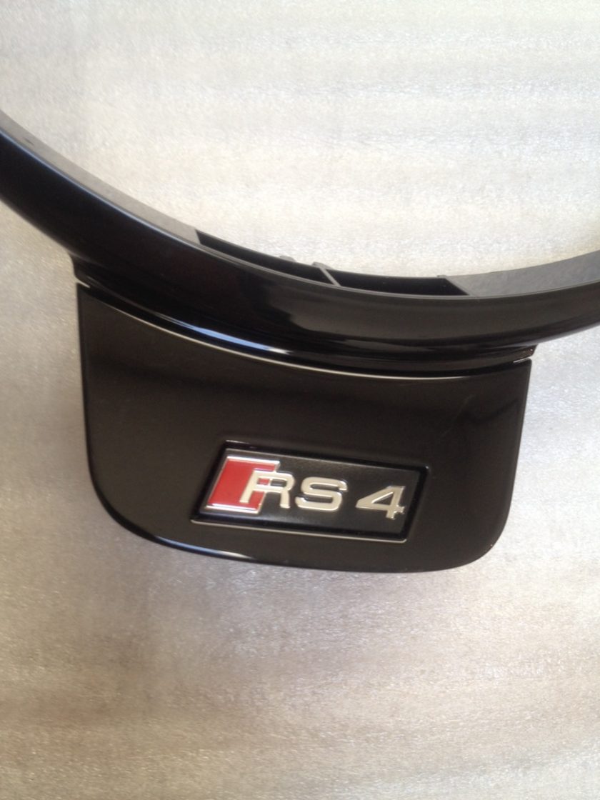 Audi RS4 A4 steering wheel insert trim