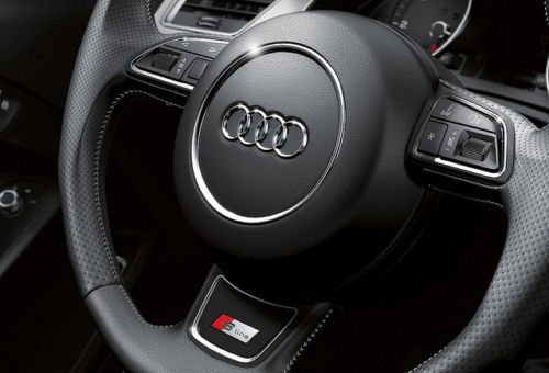 S-line steering wheel insert trim Audi A3, A4, A5, Q3, Q5, Q7 62473368E