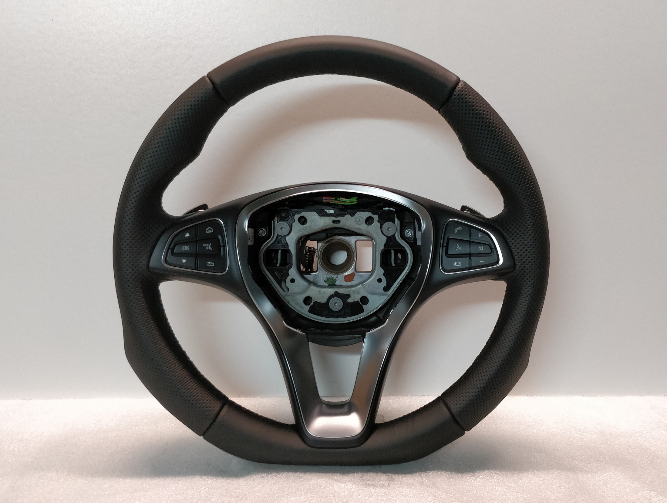 Mercedes steering wheel flat custom w205 W253 gls glk glc gle cla cls gla w213 e b class paddles A0004601803 6228376