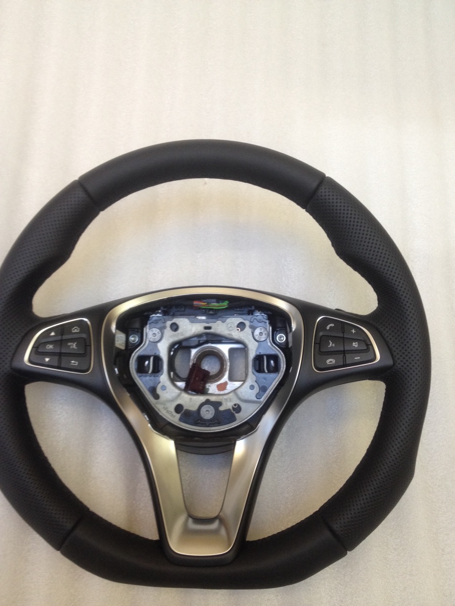 Mercedes steering wheel flat custom w205 gls glk glc gle cla cls gla w213 e b class paddles