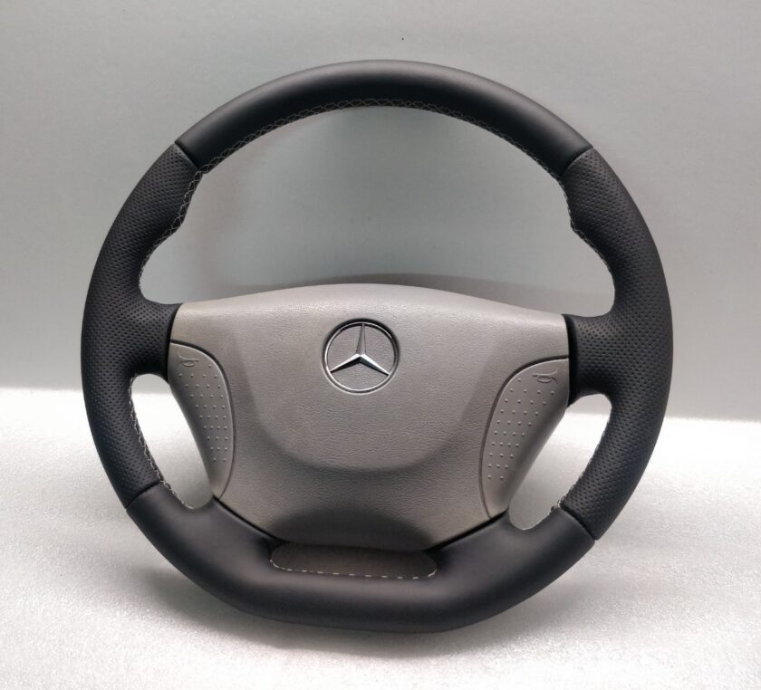 Mercedes Vito W638 steering wheel new leather custom flat bottom