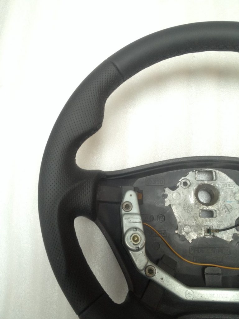 MERCEDES VITO W638 LEATHER STEERING WHEEL FLAT BOTTOM 1997-2003 CUSTOM ...