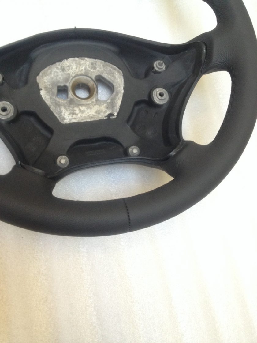 Mercedes Vito 639 steering wheel leather + thumb rests custom viano 2003-2010