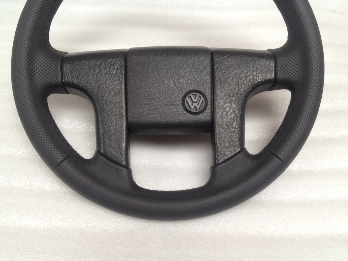 VW GTI steering wheel leather golf 2 caddy corrado passat B3 191419091 Custom Rabbit