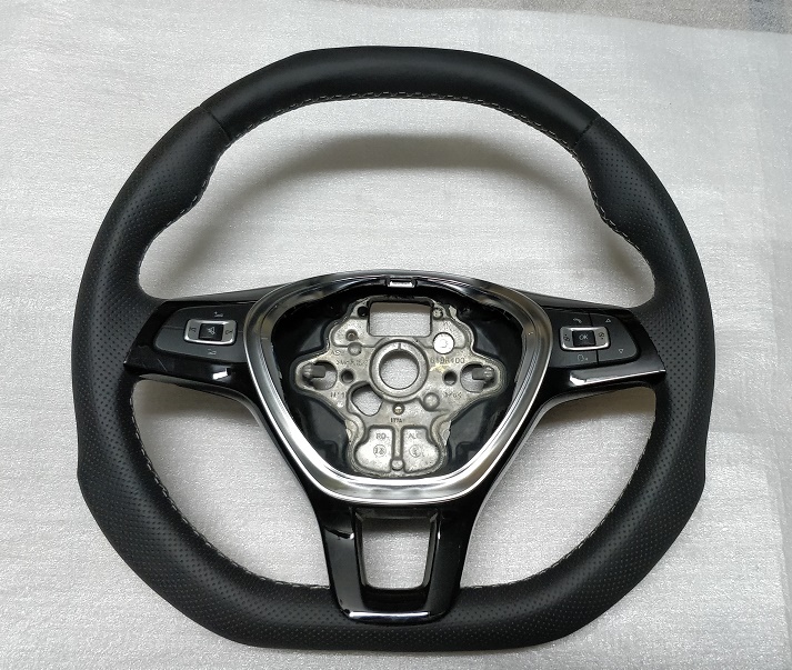 VW steering wheel Golf 7 FLAT SPORT + PALM RESTS CUSTOM 5G0419091 JETTA CADDY