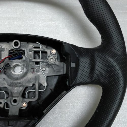 PEUGEOT PARTNER II STEERING WHEEL CUSTOM FLAT NEW LEATHER 2008-2017 ...