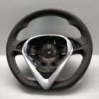 Flat Bottom steering wheel Giulietta White Stitch NON-Paddle New