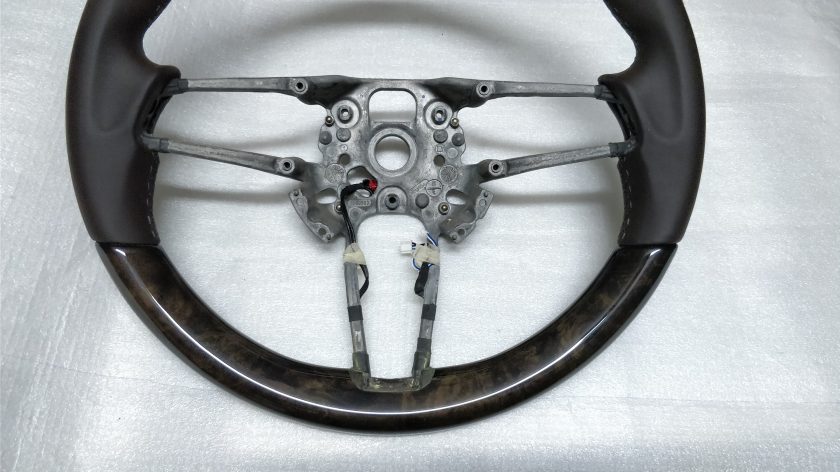 Porsche heated steering wheel Macan cayenne 958 panamera 911 Brown wood 3080980