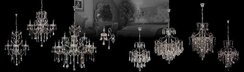 crystal chandelier dark smoked crystals