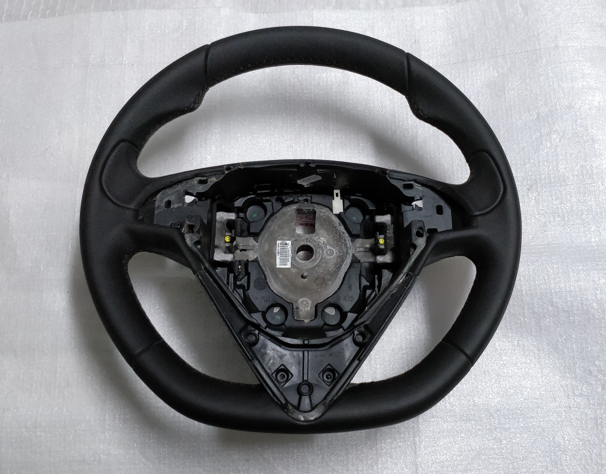 Alfa Giulietta steering wheel sport brown stitch Flat paddle flaps 01561092540 1046194R17B