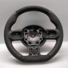 Mini Steering wheel R55 R56 R57 R60 Flat Botom Custom Red Stitch 2751499 2751500