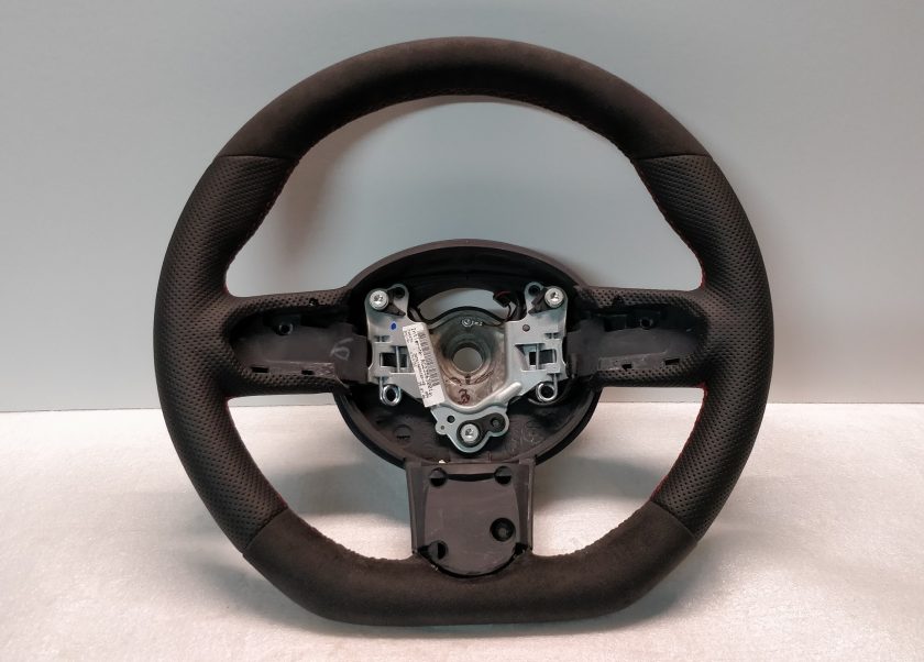 MINI steering wheel Flat Bottom 6762458 R52 R53 RED STITCH Custom