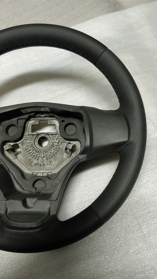 Steering wheel opel corsa D 13155558 leather 2006-2014