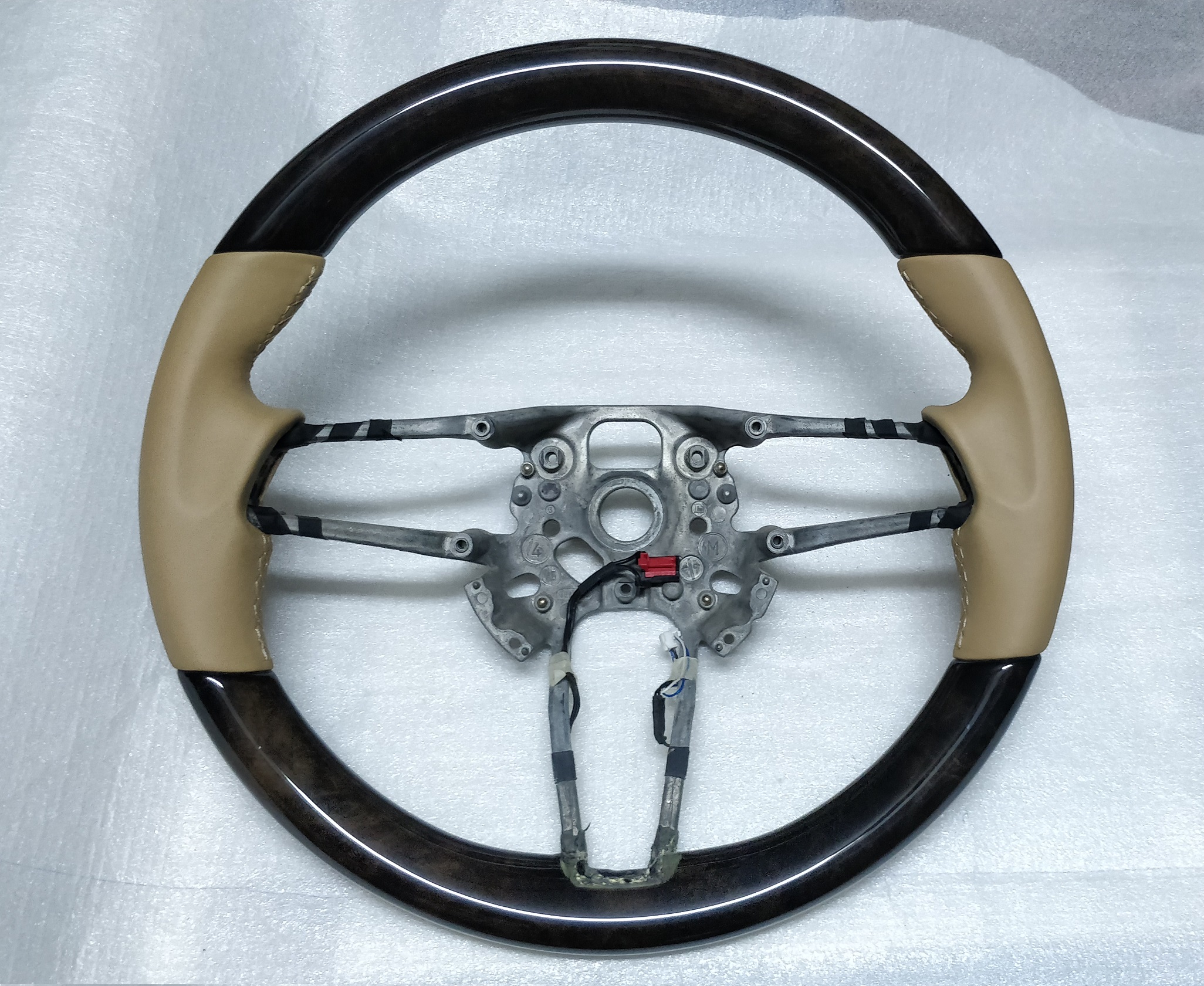 Porsche steering wheel wood beige 3080980 Macan Panamera GTS Cayenne 958, 911, Boxster