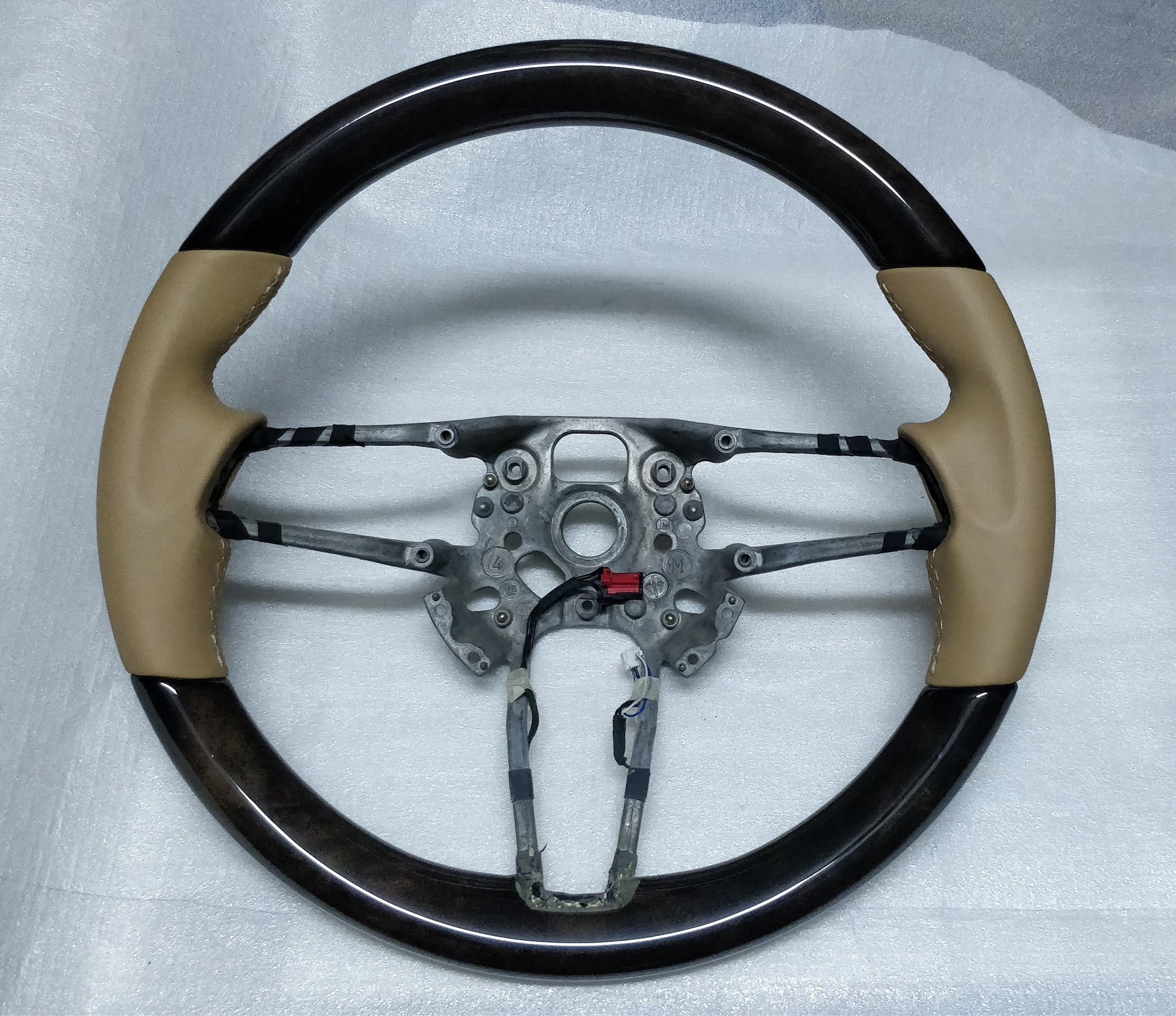 Porsche steering wheel wood beige 3080980 Macan Panamera GTS Cayenne 958, 911, Boxster