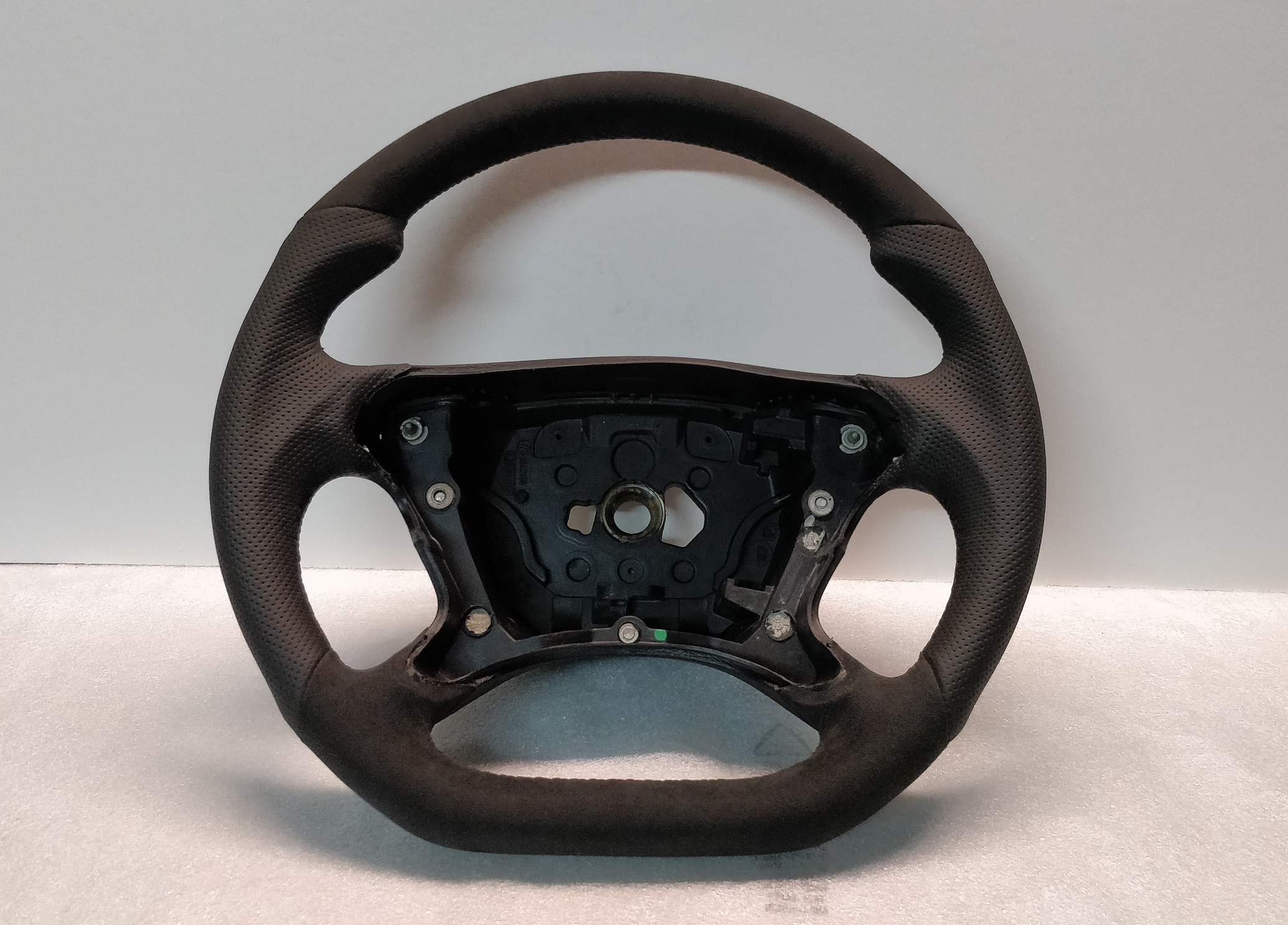 Mercedes steering wheel AMG Custom Alcantara leather flat bottom W209 W211 3062148 SL R230