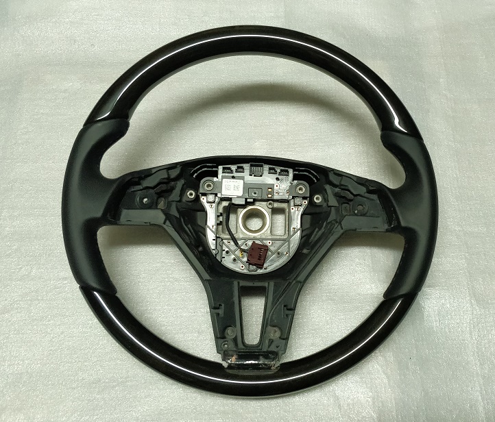 Mercedes steering wheel Dark Wood, black leather 3070640 SLK W172 W212 W166 W204 GLK