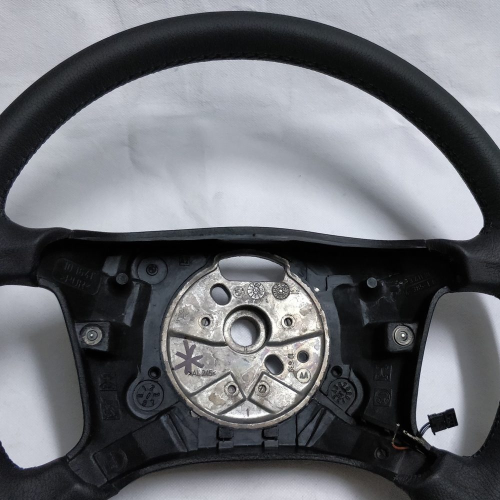 BMW X3 E83 X5 E53 STEERING WHEEL BLACK LEATHER HEATED 2004-2009 ...