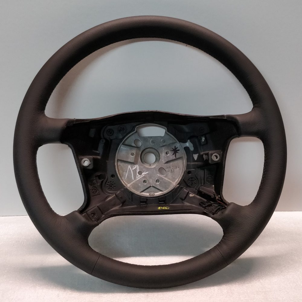 BMW E39 E38 STEERING WHEEL LEATHER HEATED BLACK 1095799 - Evolution GT