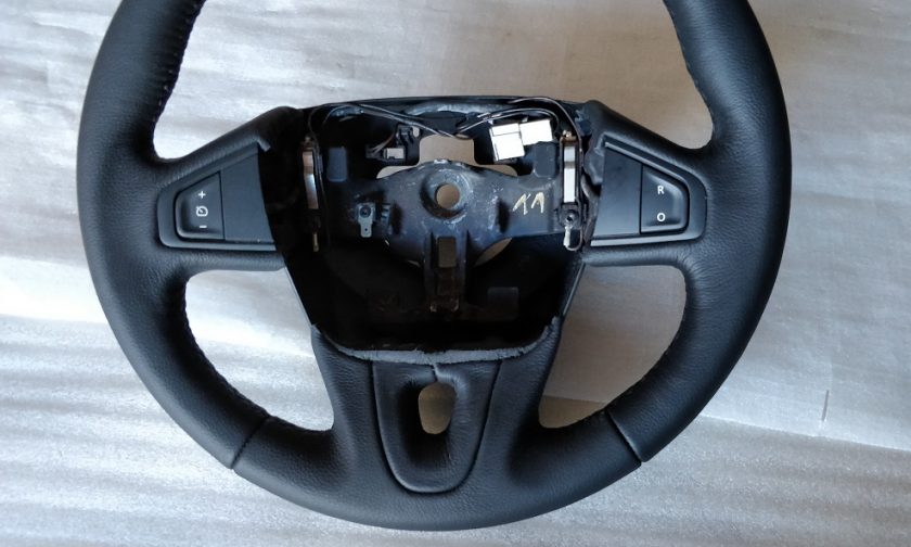 Renault Megane mk3 steering wheel new leather black 08-16 609581499