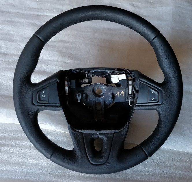Renault Megane mk3 steering wheel new leather black 08-16 609581499