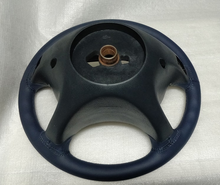 Mercedes steering wheel Tiptronic 2004 W230 SL R230 W209 Navy Blue Leather w2304600503