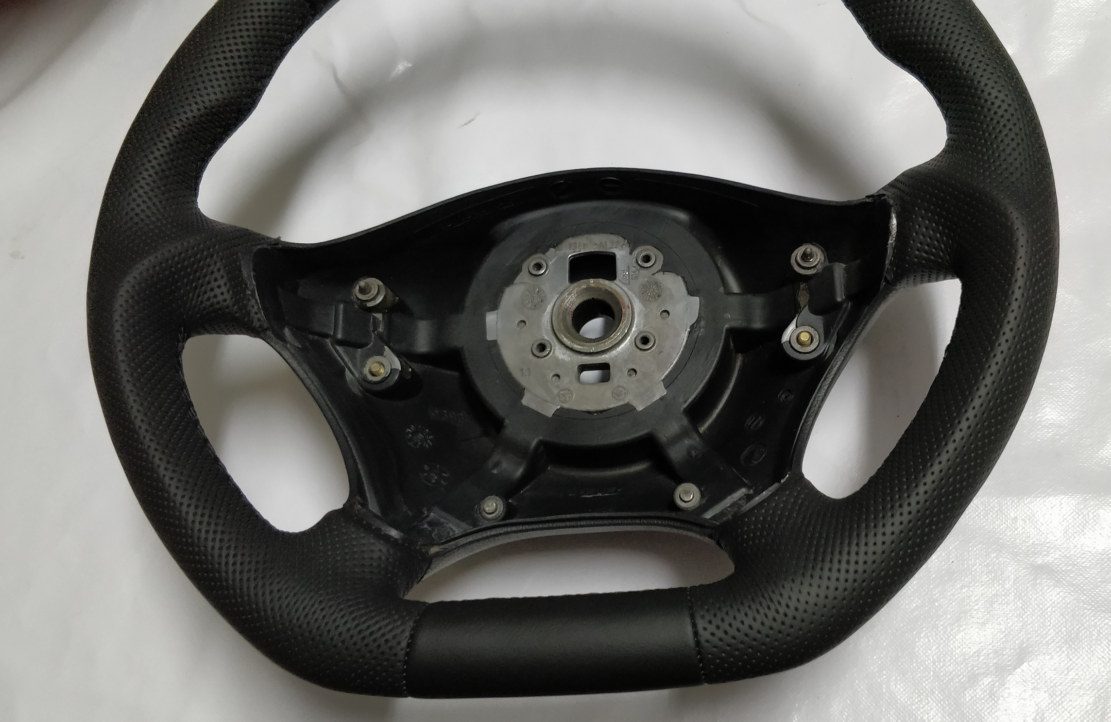 Vito A639 steering wheel leather custom flat bottom A6394640001 2003-2010