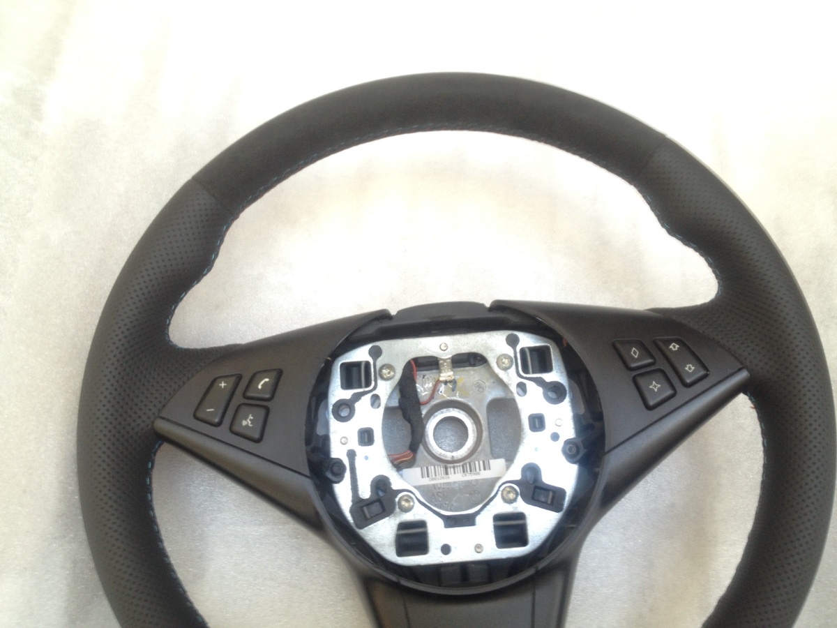bmw steering wheel E60 E61 E63 alcantara & leather 2005-2009 6058833