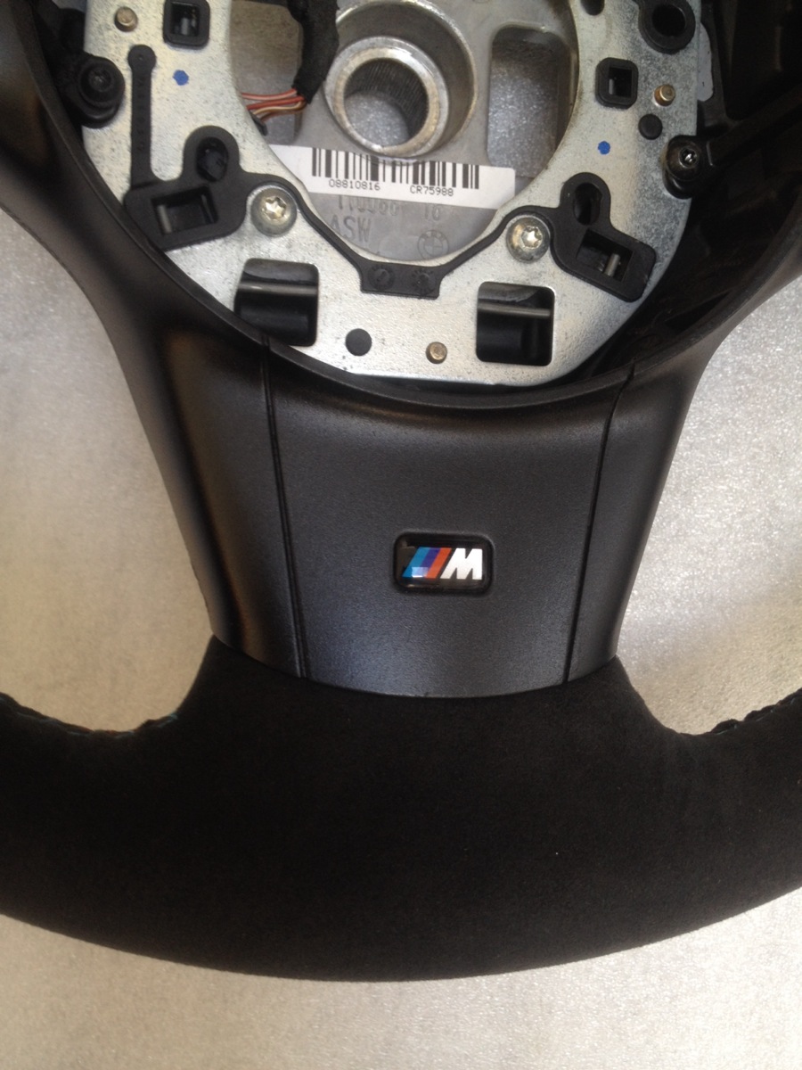 bmw steering wheel E60 E61 E63 alcantara & leather 2005-2009 6058833