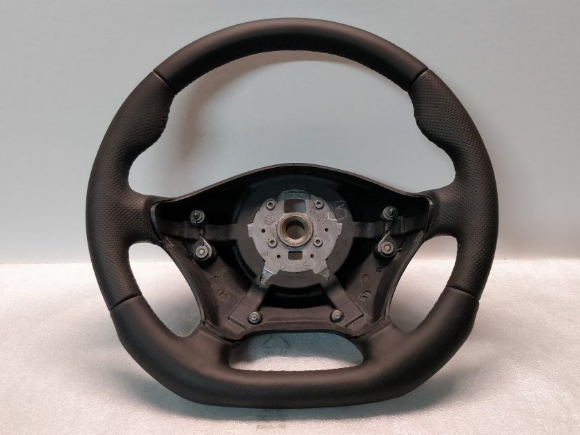 Vito W639 steering wheel leather custom flat bottom A6394640001 2003-2010 thumb rests