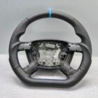 Ford Transit mk7 steering wheel flat leather cruise control light blue Custom
