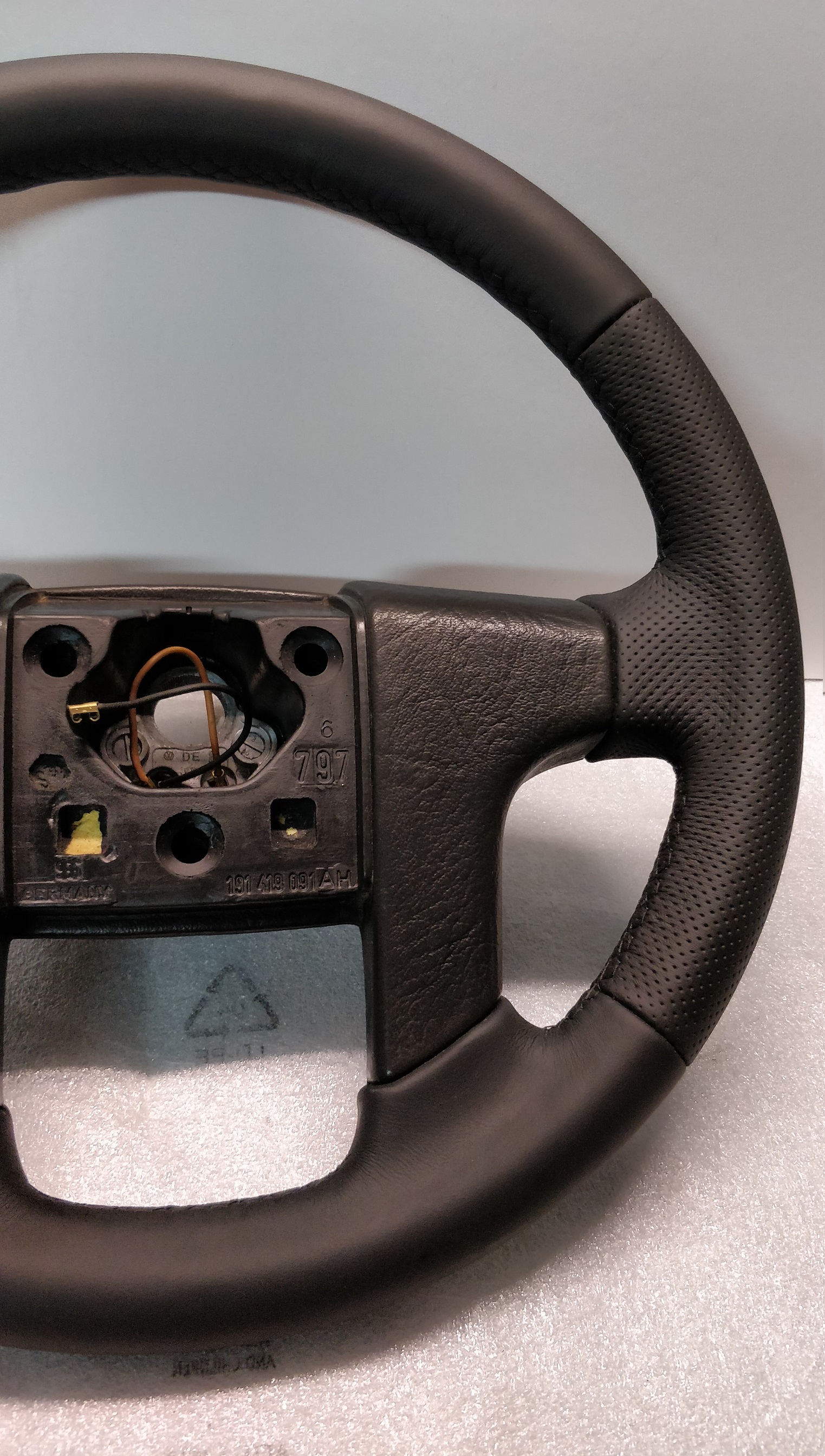 Steering wheel Corrado Golf 2 Jetta Caddy 191419091 AH New leather