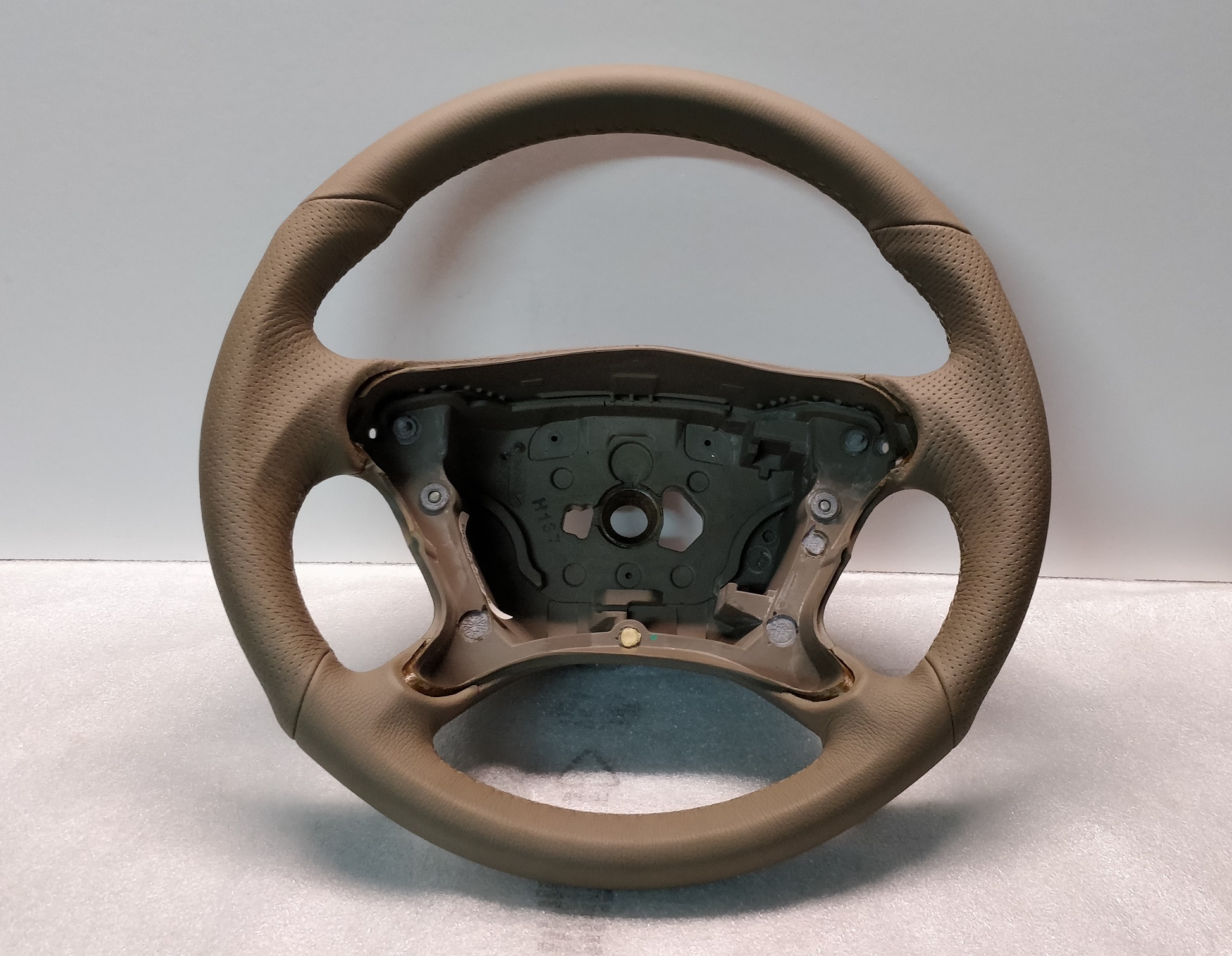 Mercedes steering wheel AMG leather GREY BEIGE W209 W211 3062148 SL R230