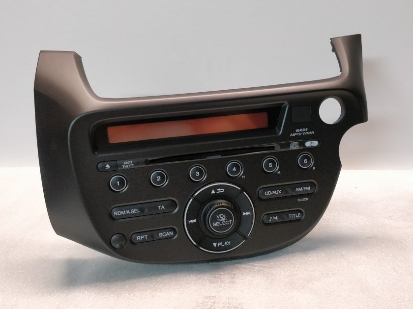 CD Player Stereo Honda Jazz mk2 09-14 39100-TF3-E600-XB Radio New 2009-2014