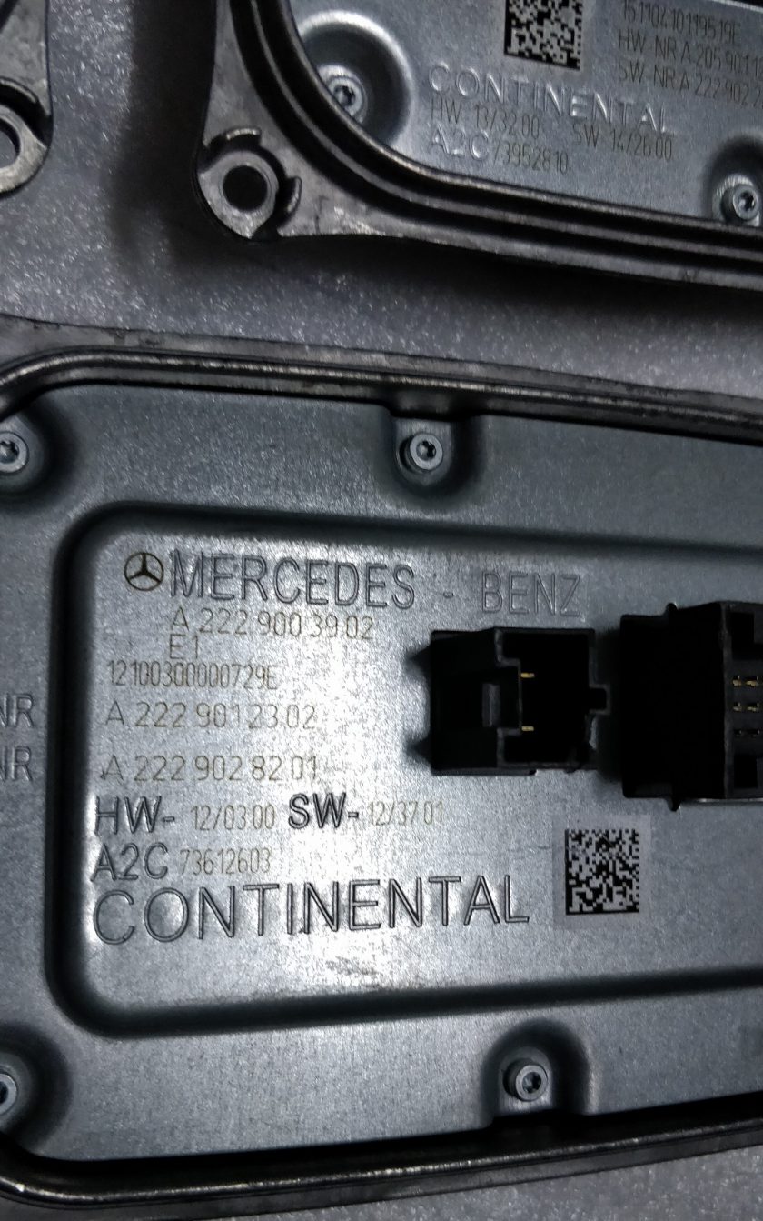 A 2229003902 Headlight control module mercedes W212 E S S212 A2C73612603