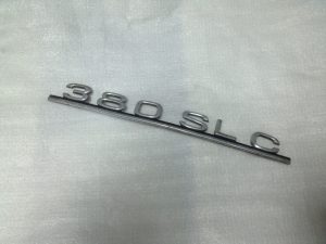 Mercedes 107 380 SLC badge emblem boot rear C107