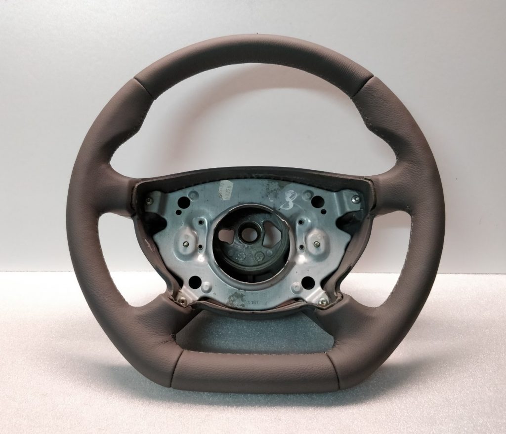 MERCEDES W211 STEERING WHEEL NEW LEATHER GREY E350 E500 E CLASS W463 G ...