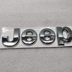 Jeep chrome letters badge self-adhesive Compass Cherokee Wrangles